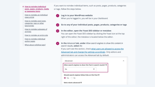 an example of a how-to on yoast.com