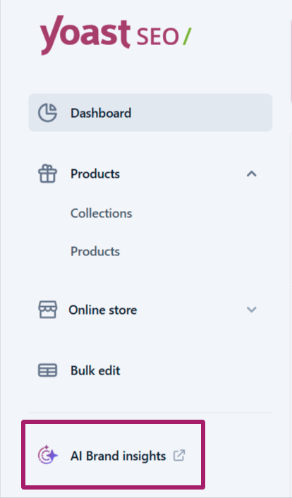 The AI Brand Insights card in the Optimization overview.