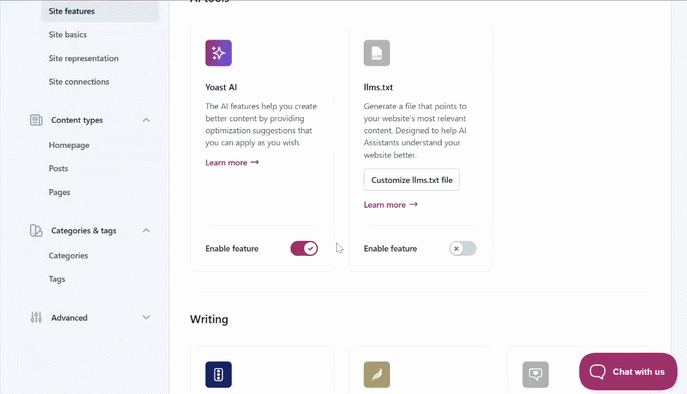 enable sitemap generation yoast seo