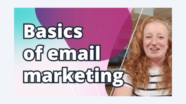 an example of a thumbnail showing a Yoast video about the basics of email marketing